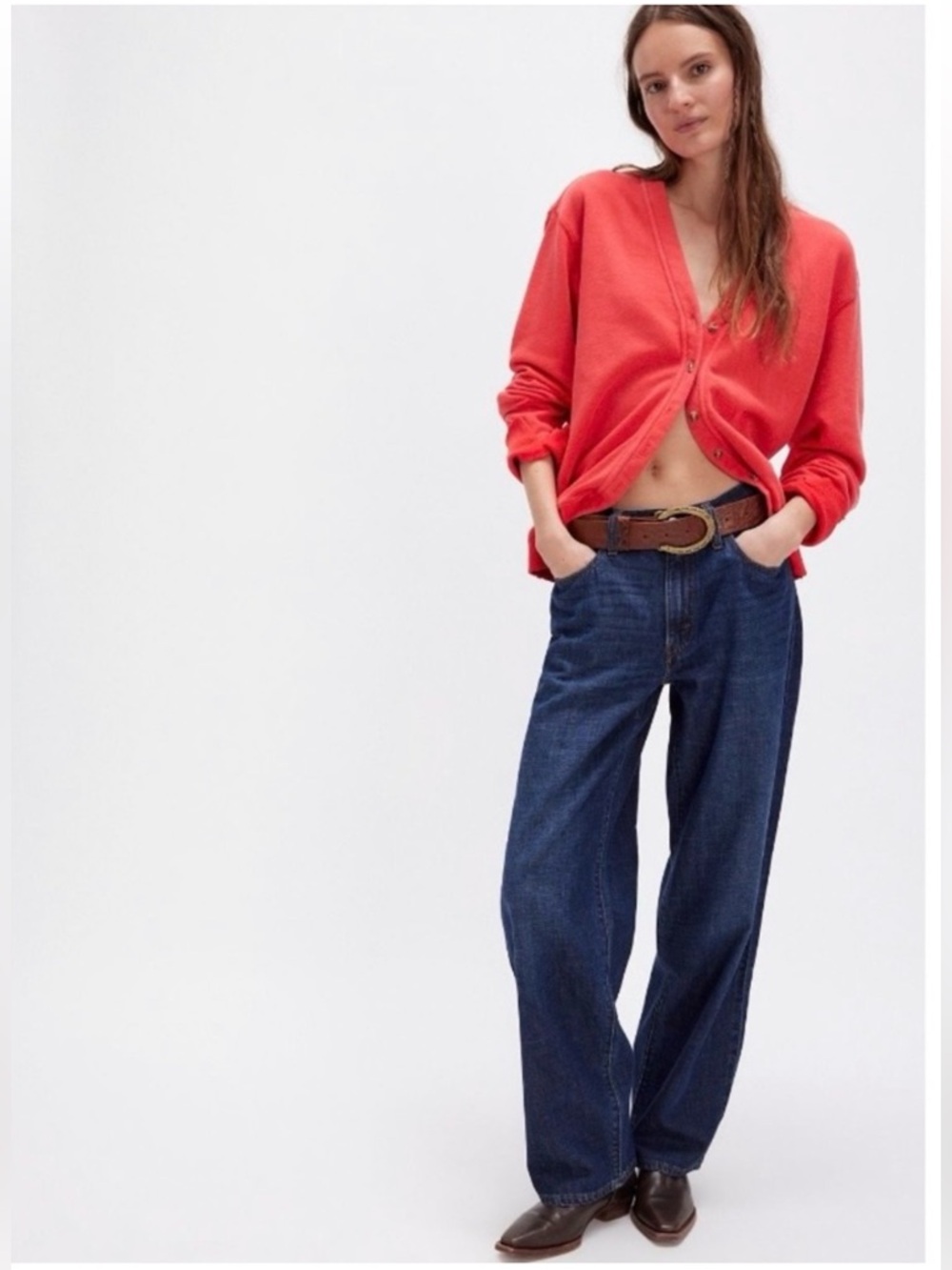 Levi’s Baggy Dad Jeans in Do You Mind - Linen Blend NEW 32” Inseam